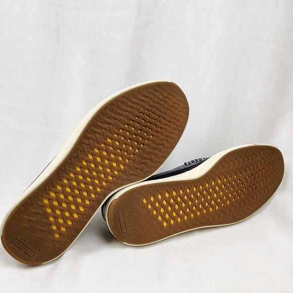 Cole Haan Grandseries Blue & White Casual Slip On Loafer. - Picture 11 of 12